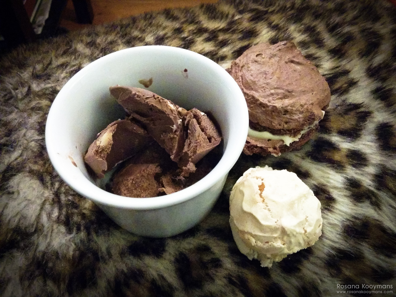 Wouter's birthday! 365 - February 18, 2017: macaron ice cream Wouter birthday leopard