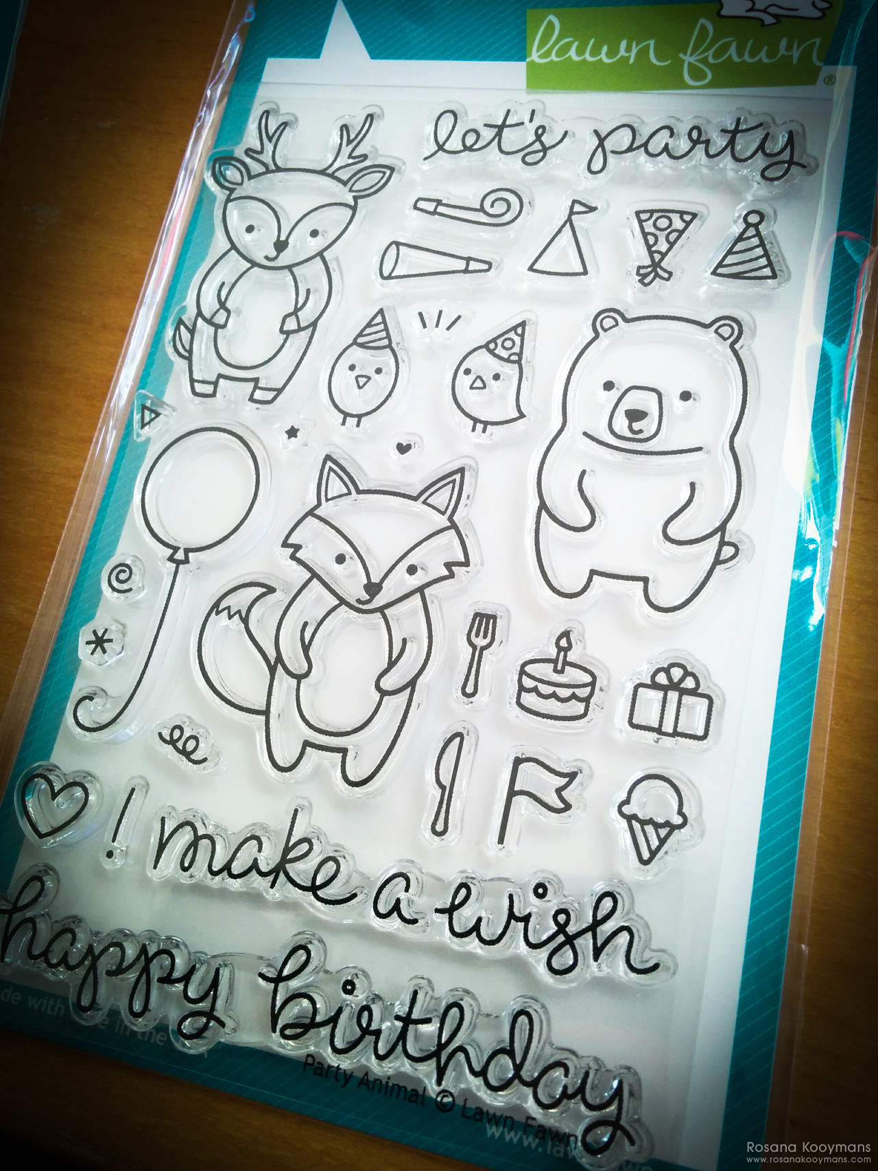 Lawn Fawn: Party Animal 365 - March 28, 2017: Lawn Fawn: Party Animal stamps clear stamp photopolymer