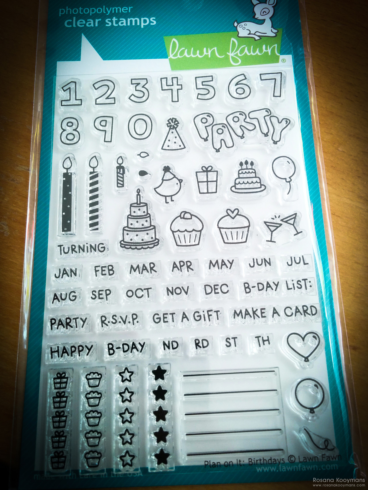 Lawn Fawn: Plan On It: Birthdays 365 - April 5, 2017: Lawn Fawn: Plan On It: Birthdays