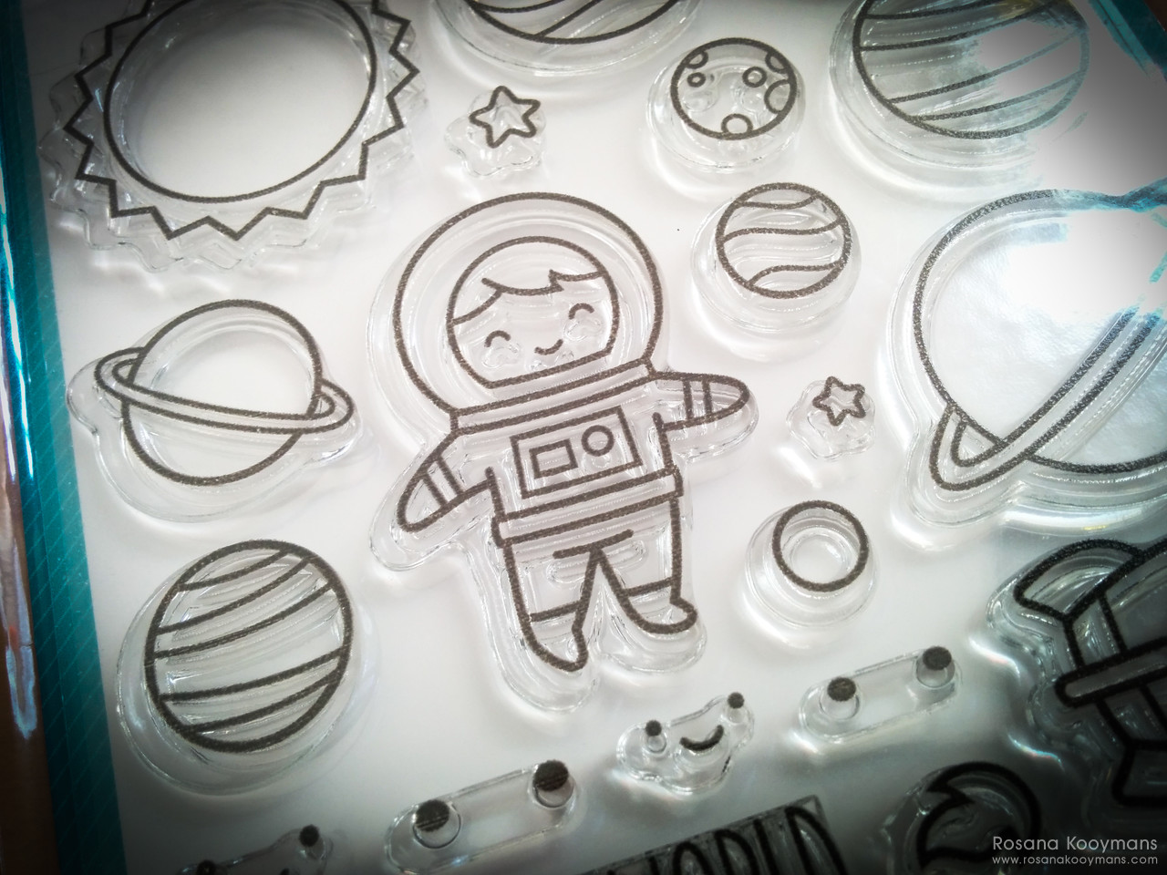 Lawn Fawn: Out of this World 365 - March 19, 2017: Lawn Fawn: Out of this World clear photopolymer stamps