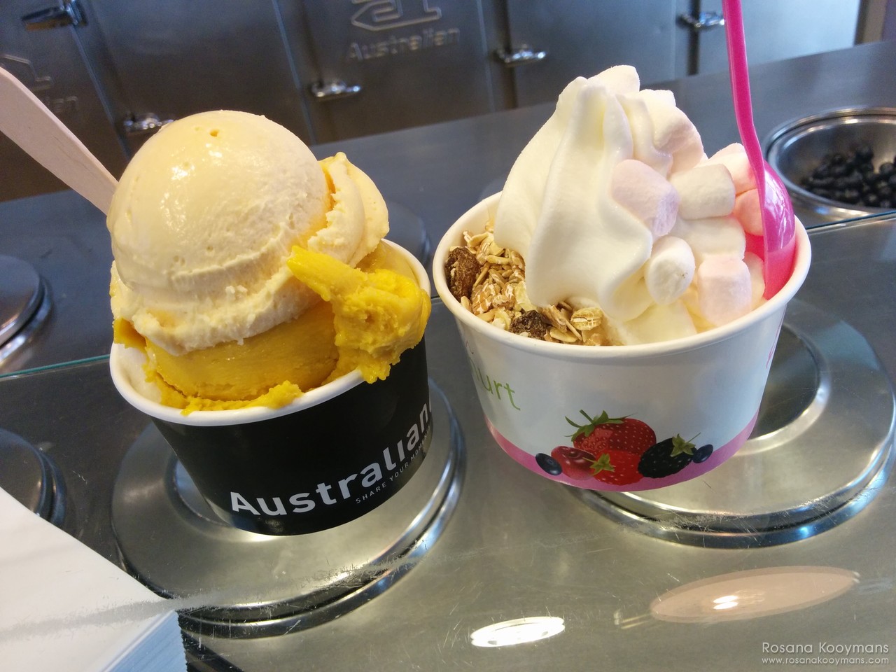 Australian ice cream 365 - April 11, 2017: Den Bosch girls ladies day shopping food t Keershuys gluten free Australian Lush Angela Mogway IKEA plumbob Sims