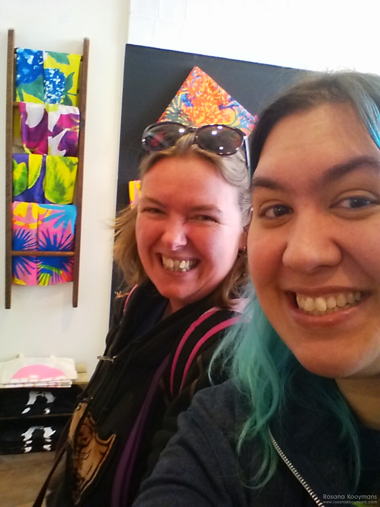 Selfie with Angela at Lush! 365 - April 11, 2017: Den Bosch girls ladies day shopping food t Keershuys gluten free Australian Lush Angela Mogway IKEA plumbob Sims