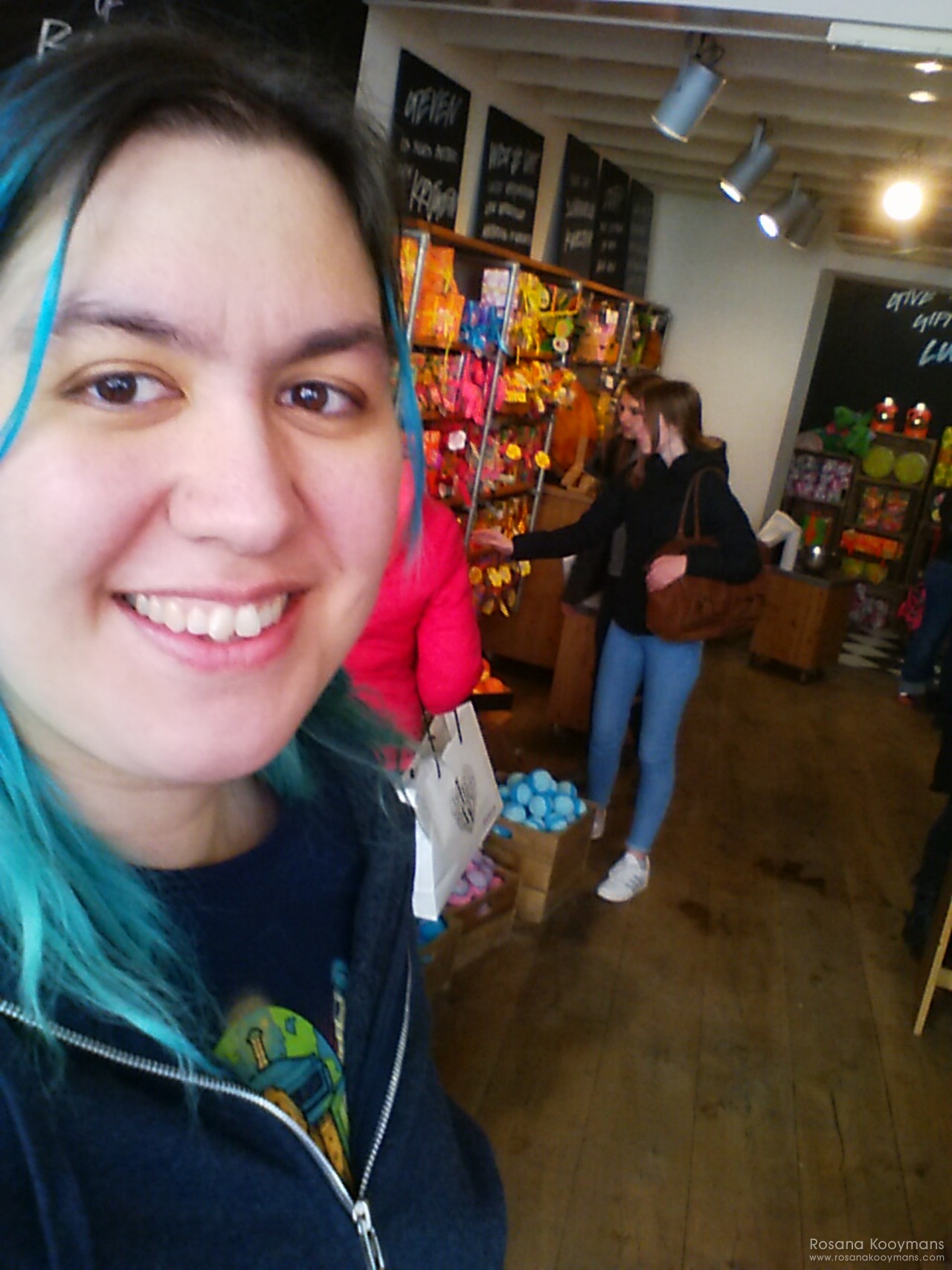 Rosie at Lush 365 - April 11, 2017: Den Bosch girls ladies day shopping food t Keershuys gluten free Australian Lush Angela Mogway IKEA plumbob Sims