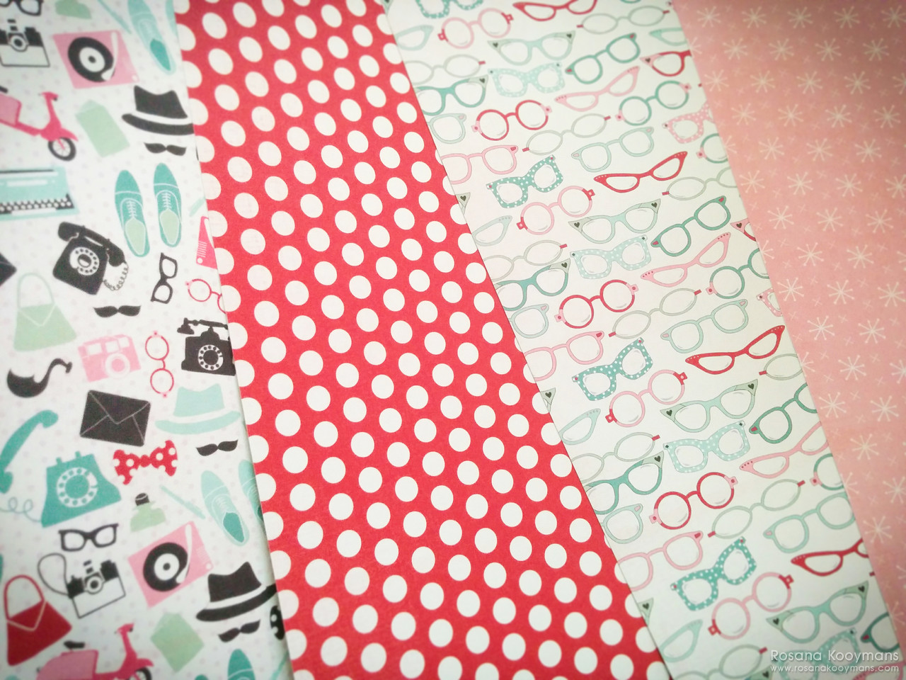 Authentique Fabulous 365 - May 5, 2017: Flamingo paper! Authentique Fabulous scrapbooking kit
